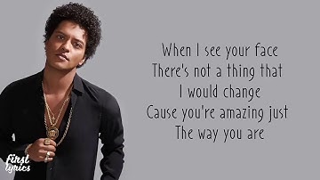 Thumbnail of Bruno Mars - Just The Way You Are- Lyrics