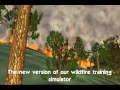 Vulcain 30 wildfire firefighter training simulator