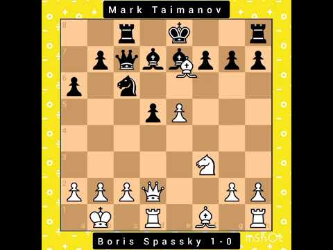 Boris Spassky sacs a Knight and takes total control of the game (1961) -  video Dailymotion