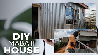 Young Couple Make their own Mabati House/Iron sheet Simple homes