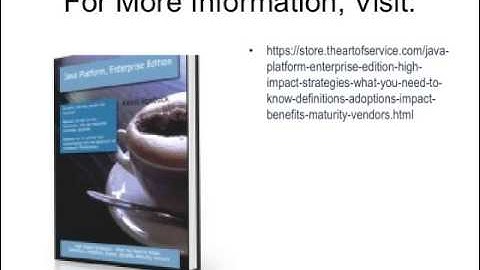 Java Platform  Enterprise Edition  High impact Strategies   What You Need to Know  Definitions  Adop