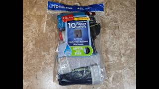 Hanes Boys' Underwear, Boxer Briefs for Boys and Toddlers, Soft Cotton 10 Pack Unboxing and Review