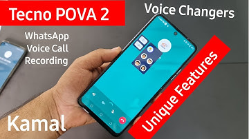 Tecno Pova 2 Special Features | Whatsapp Voice Changer | Whatsapp Voice Call recording 🔥