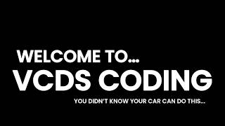 VCDS CODING 40 HIDDEN FEATURES UNLOCKED