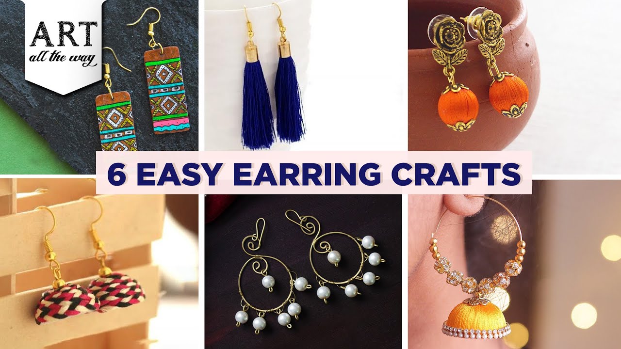 How to Make Earrings - Easy DIY Craft Tutorial 