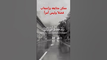 تلاوة خاشعه بصوت جميل جداً تقشعر لها الأبدان