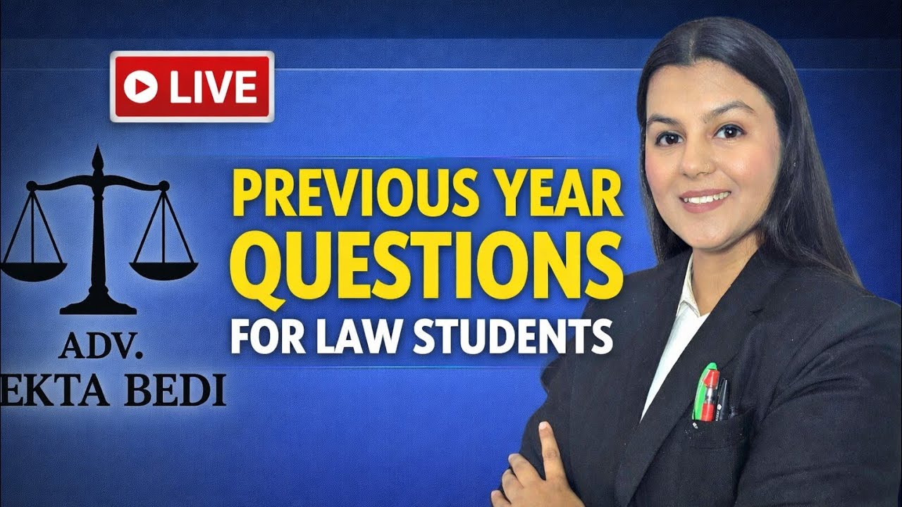 🎯 Previous Year Questions Discussion | Law Students Must Watch! #lawstudents #preparation #judiciary