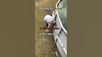 Ranking The Funniest Pool Fails #pool #fail #funny #top5
