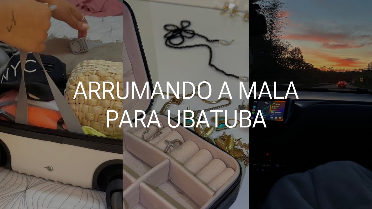 ARRUMANDO A MALA PARA A PRAIA - UBATUBA - YouTube
