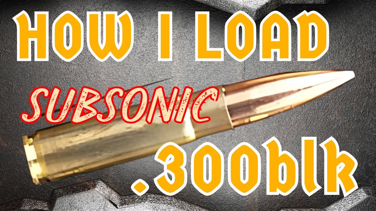 300 blackout subsonic load data 265gr