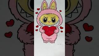 Cute little bunny spreading love everywhere 🐰 #CuteArt #KawaiiArt #BunnyDrawing #cutebunny #art