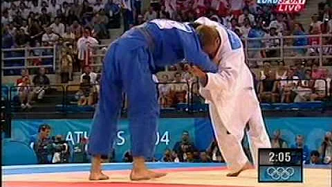 Judo Olympia Athen 2004 Robert Krawczyk vs Roman G...