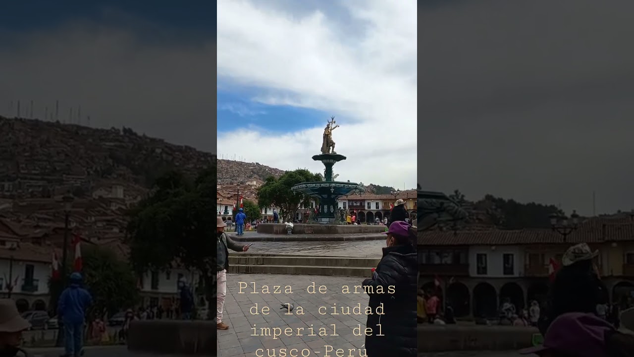 plaza mayor de la ciudad imperial del cusco - Perú.