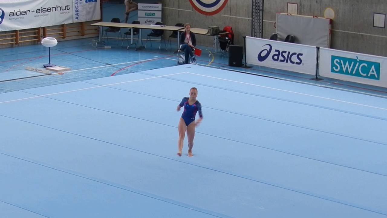 Leonie Meier, P5, Boden, GERÄTEFINAL, SMJ 2016 (11-12.06.2016 Sa./So., Lenzbug AG )