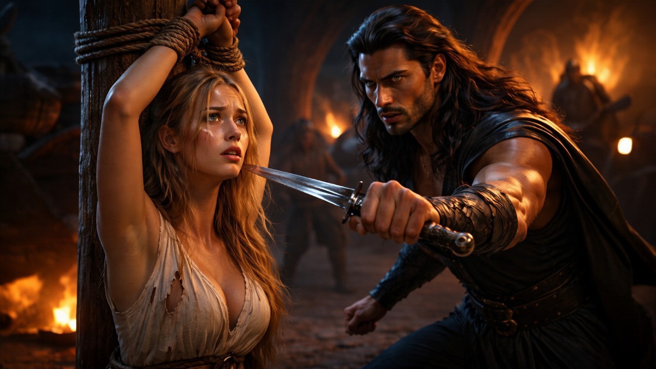 He Ordered Her Execution in Front of the Entire Pack—But Stopped the Blade One Inch From Her Throat