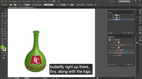 Map Artwork to 3D Objects in Illustrator cc