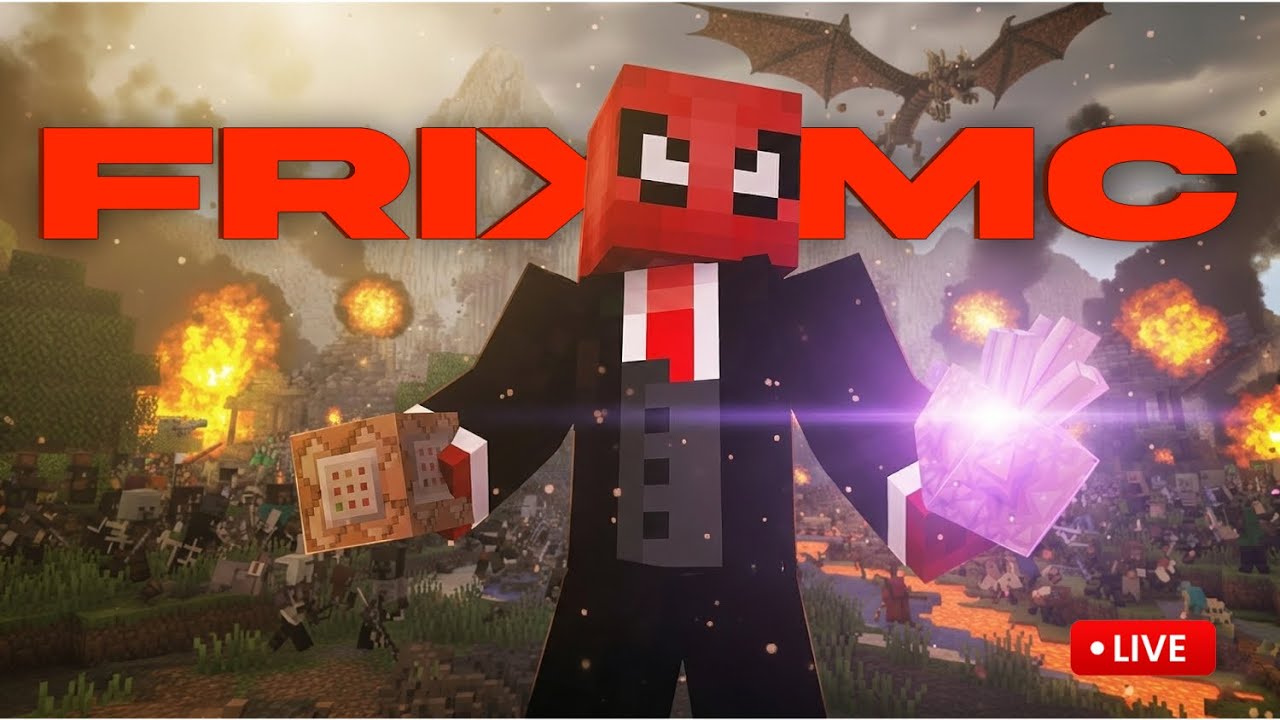 FRIXMC SMP LIVE 🟢 | New Public Minecraft Server | Hindi Stream 