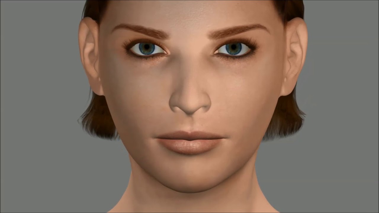 Vieillissement du visage chez une femme