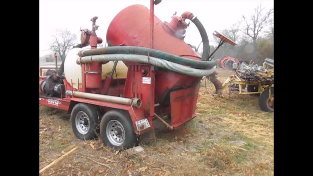 Shop built vacuum trailer for sale sold at auction December 31, 2014