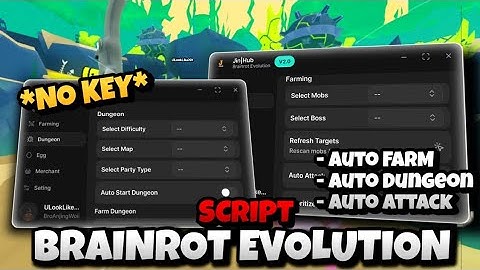 🌀 BEST FREE *NO KEY* Brainrot Evolution Script Autofarm - Auto Attack, Auto Dungeon, Auto Farm