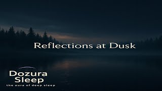 🌊 | Reflections at Dusk | 10 Hours of Gentle Lake Ripple & Night Ambience (Black Screen)