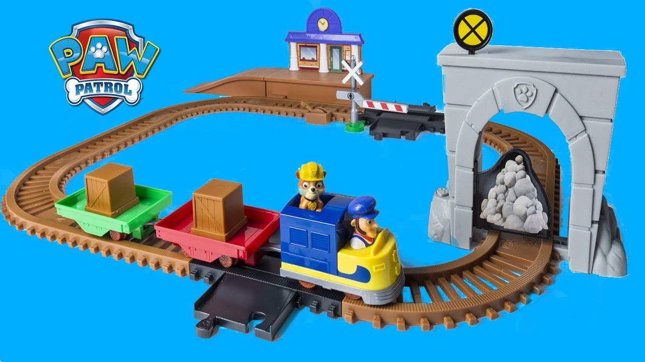 Paw Patrol Saves the Train, Paw Patrol Adventure Bay Railway Playset, Paw Patrol Read Aloud Book