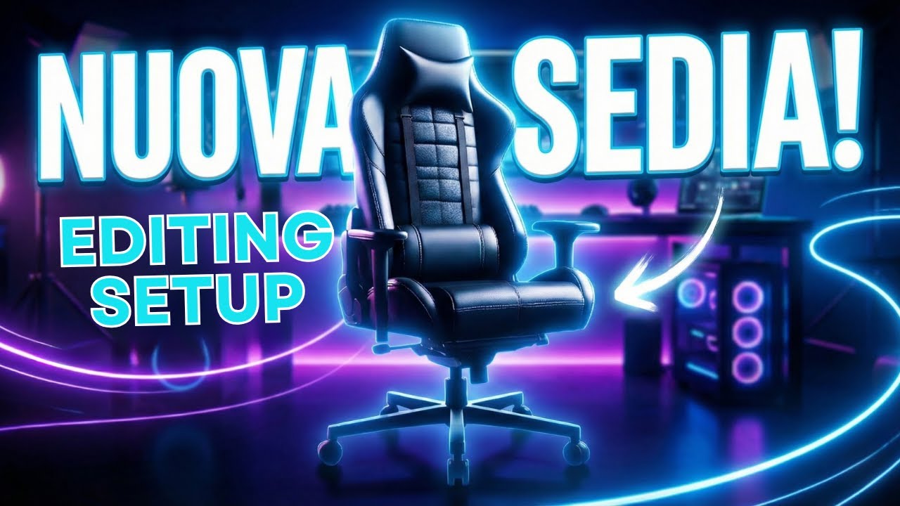 Finalmente l'ho comprata! Sedia per video editing | Francesco Gori