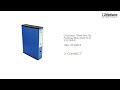 Q Connect 75mm Box File Foolscap Blue Pack of 5 31813KIN0 KF20018