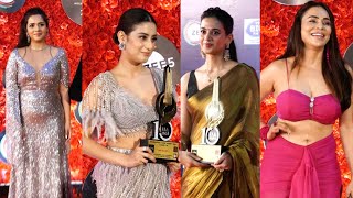 Isha Malviya, Dalljiet Kaur, Sanjeeda , Nikita Rawal, Shruti Sharma, Charu Asopa at  Iconic Awards