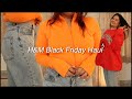 H&M ~Black Friday Sale~ HAUL• 90s Jeans, Knitted Jumper, Trendy Cardigan & more!