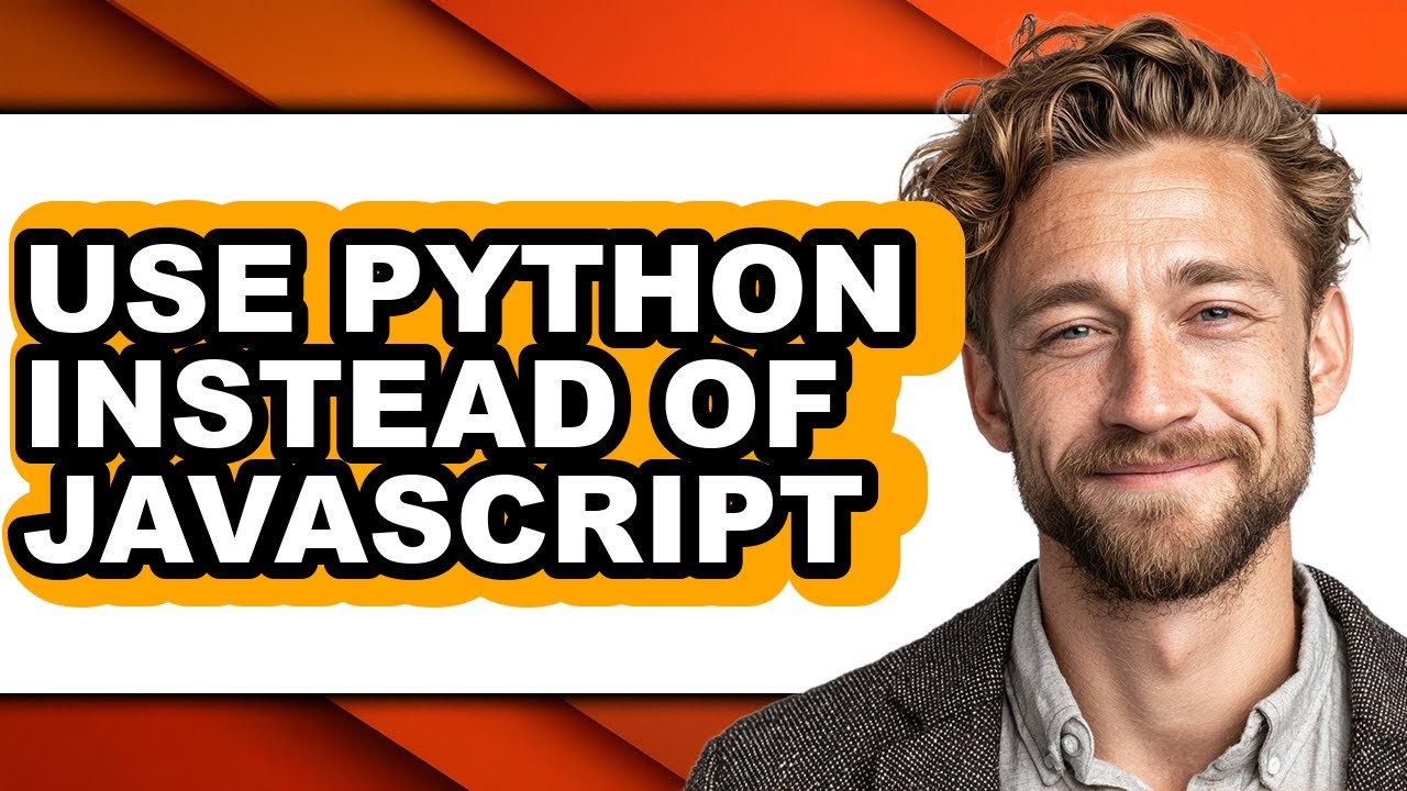 How to Use Python Instead of Javascript (only Way) - YouTube