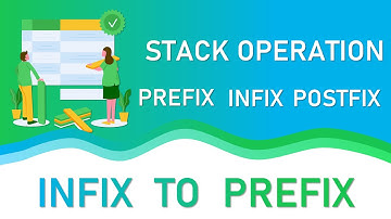 INFIX TO PREFIX | STACK OPERATION | OPERATOR PRECEDENCE