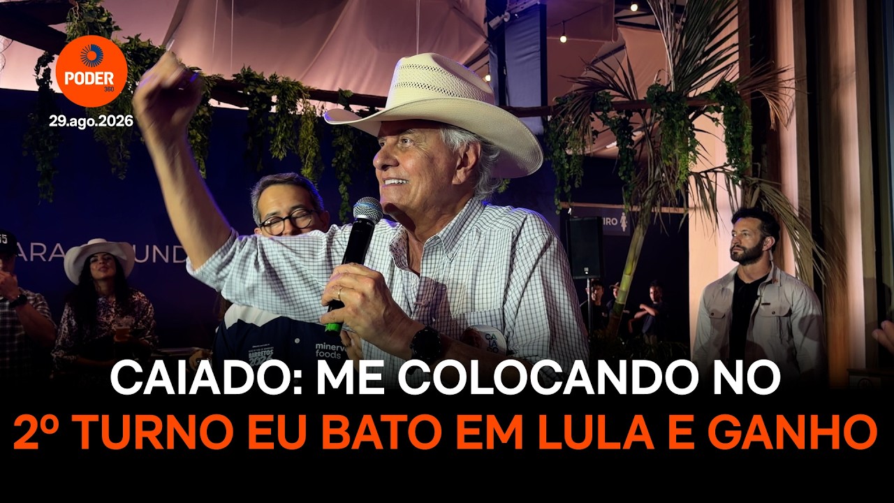 “Me colocando no 2º turno eu bato Lula e ganho”, diz Caiado