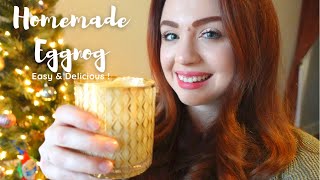 Easy Homemade Eggnog!