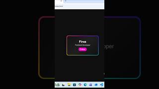 Make This Neon Glowing Card in 30s 🤯 (Pure HTML & CSS)