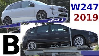 Mercedes Erlkonig B Klasse 19 B Class W247 Transport Wenig Getarnt