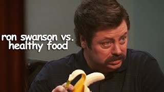 ron swanson hating healthy food for 9 minutes 27 seconds | Parks and Recreation | Comedy Bites