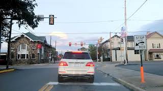 Driving by South Williamsport, Pennsylvania