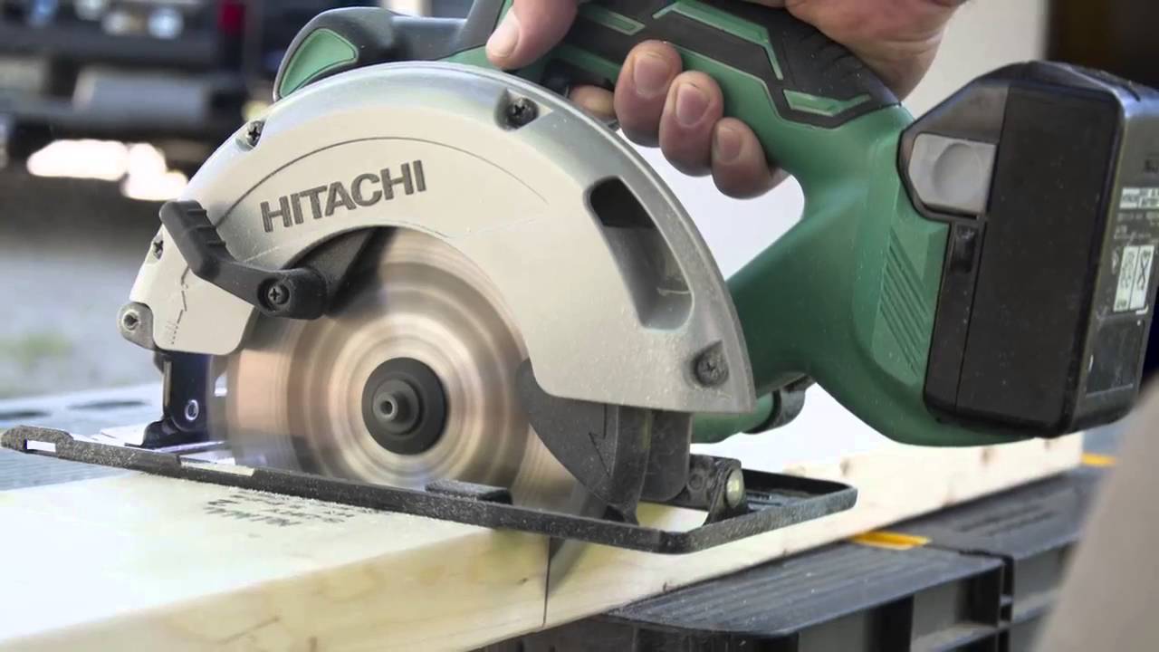 Hitachi 18V Cordless 61/2 in. Circular Saw C18DGLP4