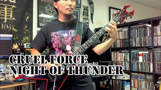 Cruel Force - Night of Thunder Guitar cover