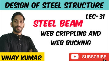 Design of steel structure || web crippling and web buckling