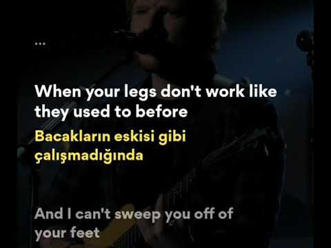 Ed Sheeran Thinking Out Loud lyrics