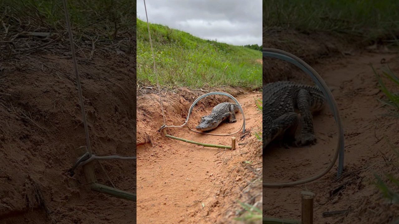 Amazing Quick DIY Crocodile Trap 