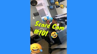 Scare Cam Pranks #101 😅 #shorts #scarecam #funny screenshot 2