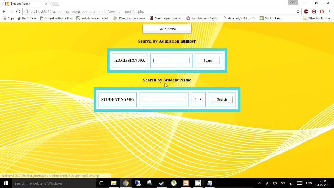 School Management System in PHP,HTML,CSS and JavaScript - YouTube