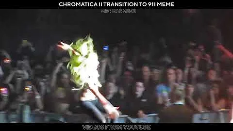 Chromatica II transition to 911 Meme【GaGa Falls on Stage during Poker Face】