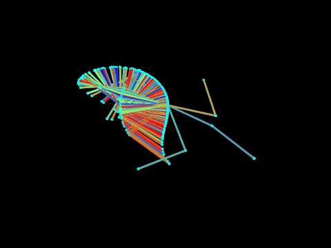Double Pendulum Simulation in 3D (BeamNG)