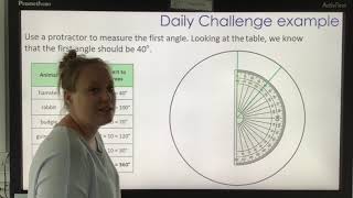 Year 6 Maths - Pie Charts - Constructing pie charts (4)