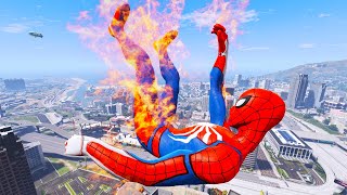 GTA 5 SPIDERMAN Ragdolls Compilation Episode 09 (Euphoria Physics Showcase) screenshot 3