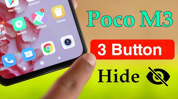How to Hide Navigation Bar in Poco M3 | Poco M3 Back Button Hide Settings